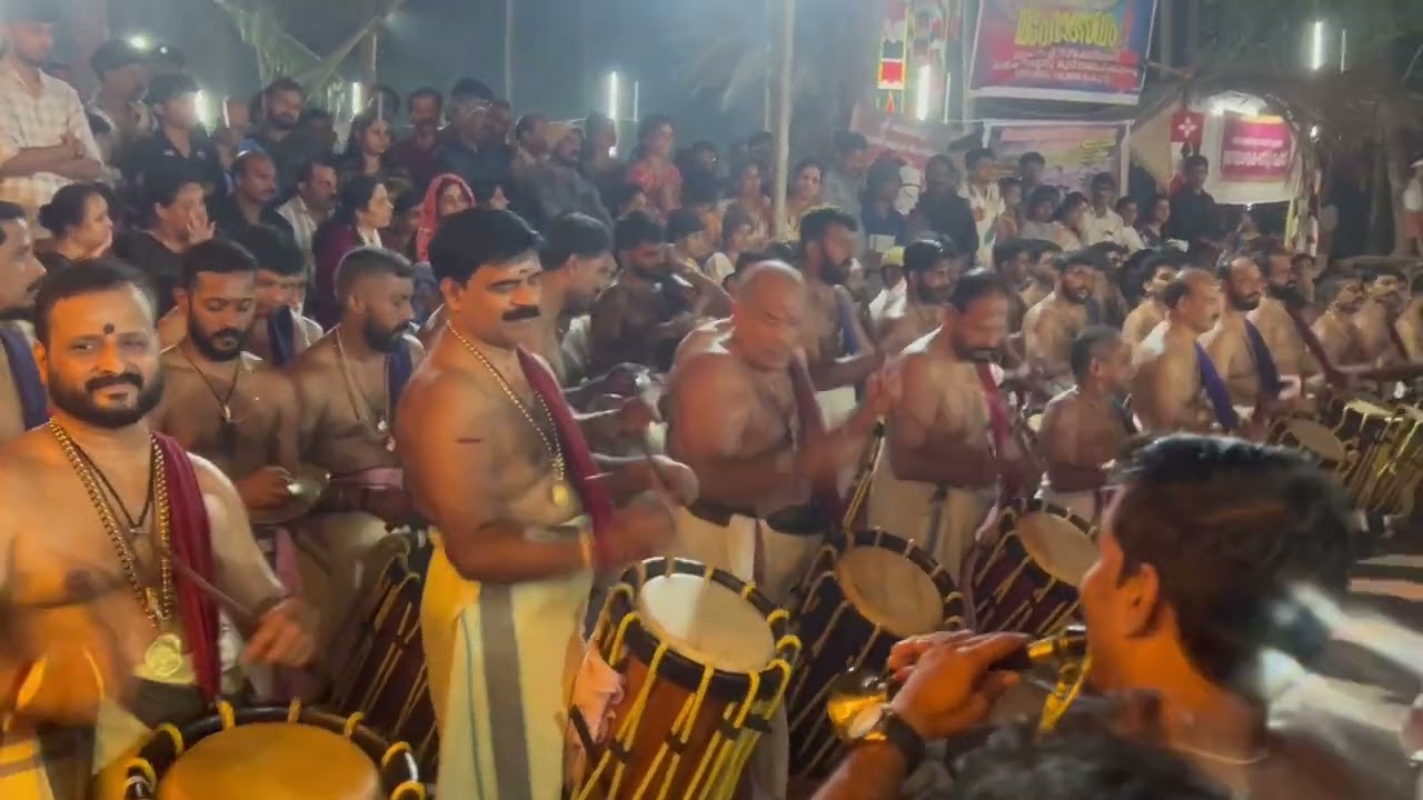 ശ്രീ കോങ്ങന്നൂർ ഭഗവതി ക്ഷേത്രം മേളം പള്ളിവേട്ട ദിവസം 