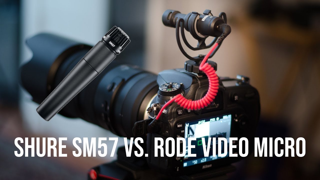 Shure SM57 vs. Rode VideoMicro | Microphone Comparison