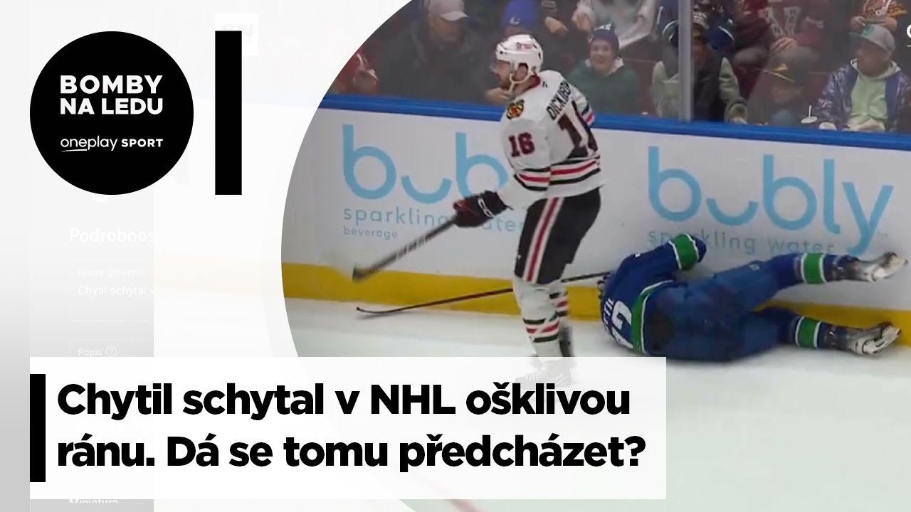 Chytil schytal v NHL o&scaron;klivou r&aacute;nu. D&aacute; se něčemu takov&eacute;mu předch&aacute;zet?