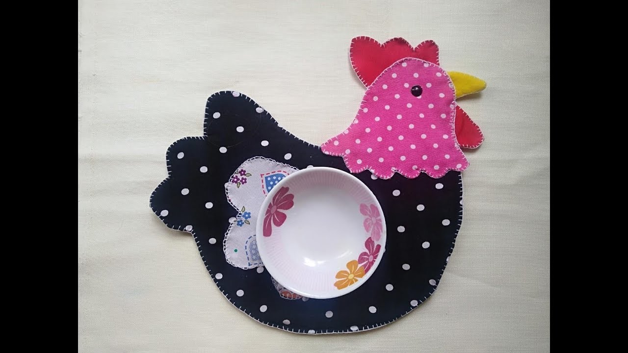 Como Hacer Un Individual o Porta Plato Gallina