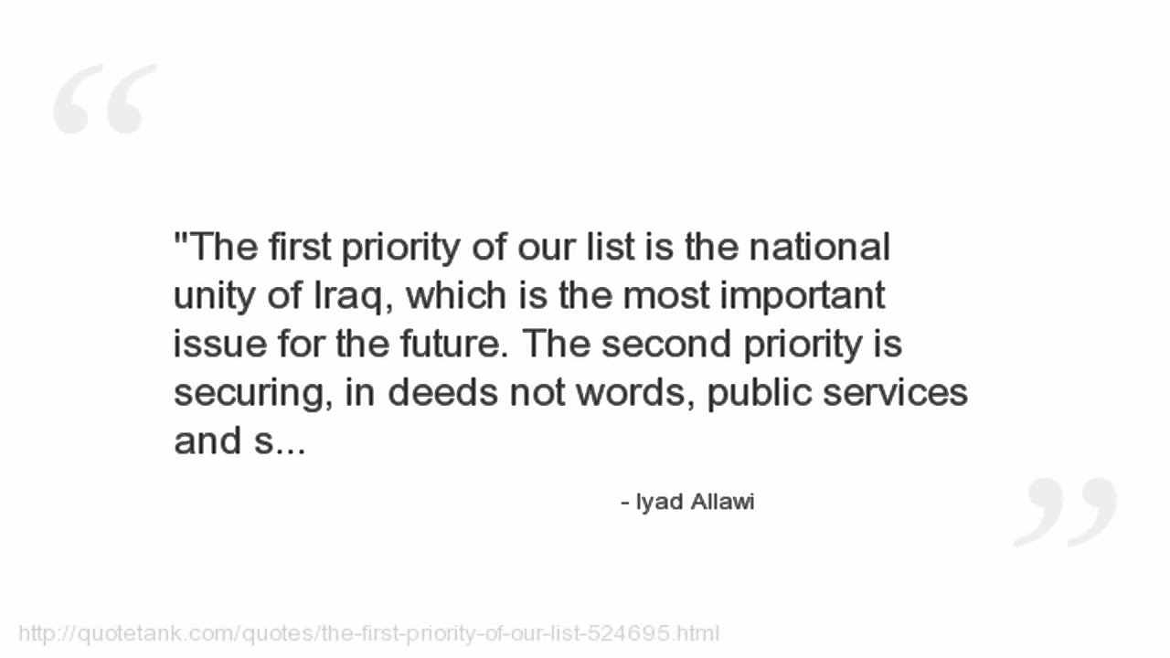Iyad Allawi Quotes
