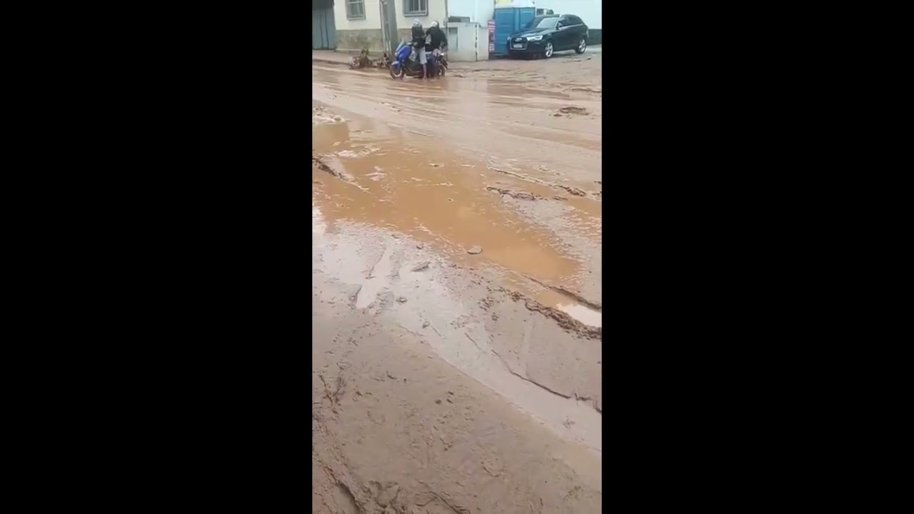 Streets Flooded And Covered in Mud in Southeast Brazil
