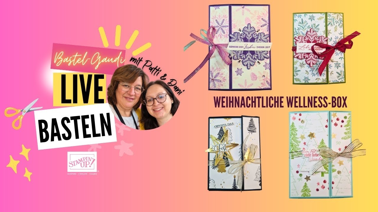 Weihnachtsmarkt-Ideen I Bastel-Gaudi Part 33 I Live-Basteln mit Überraschung ✂ I Stampin'Up!