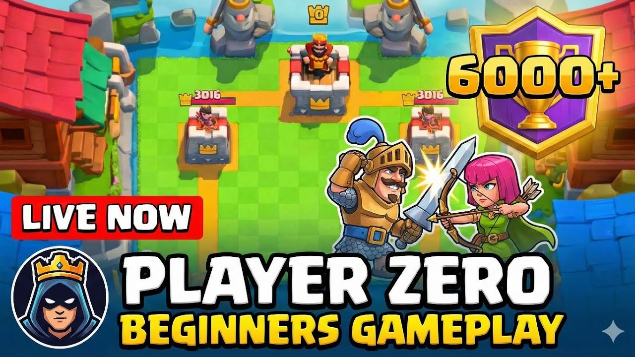 New Season Push| 6k trophies| player_zero beginners gameplay 👺