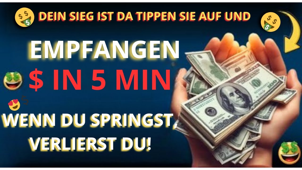 ❤️💲IHR WUNDER IST DA! SIE WERDEN VIEL UNERWARTETES GELD ERHALTEN! NICHT IGNORIEREN! Gottes Botschaft