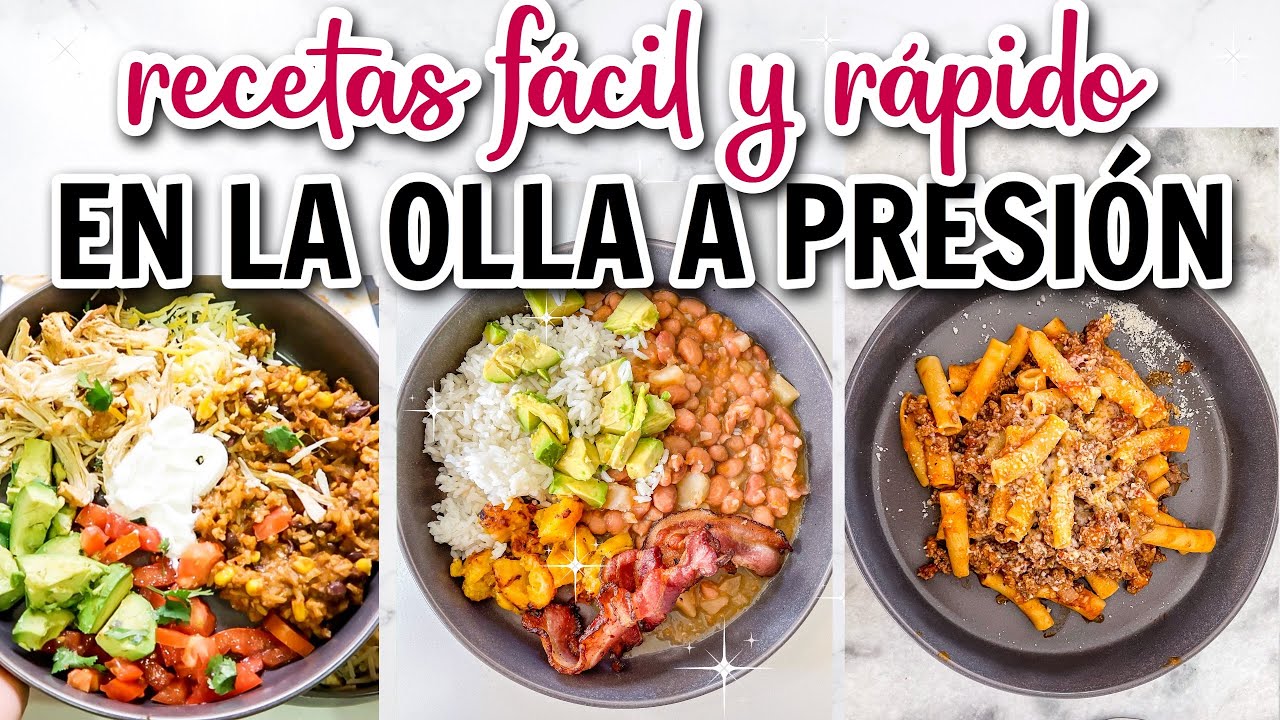 F&Aacute;CIL Y R&Aacute;PIDO! LAS MEJORES RECETAS OLLA A PRESI&Oacute;N EL&Eacute;CTRICA | instantpot | Alejandra C Maldonado