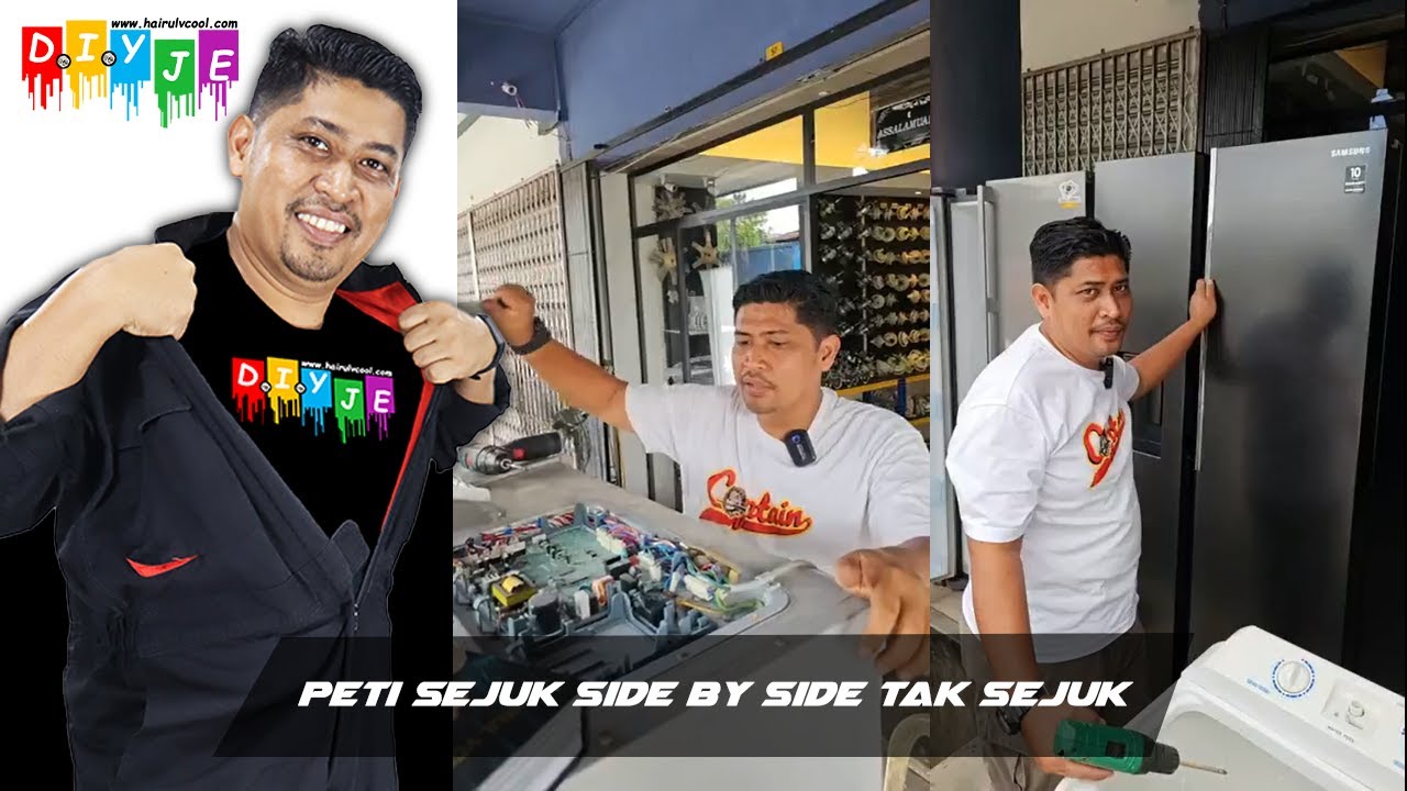 PETI SEJUK SIDE BY SIDE TAK SEJUK
