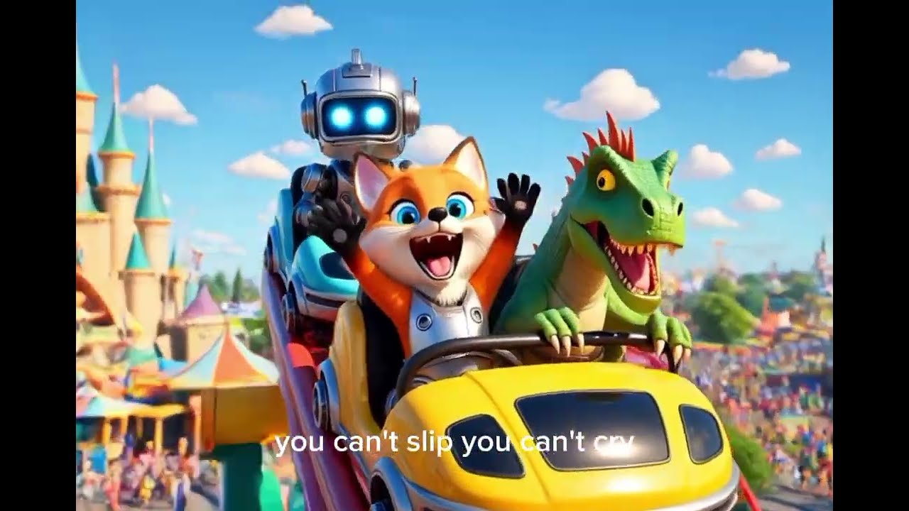 March 10, 2026Fox, Robot & Dinosaur Fun Adventure 🦊🤖🦖 | Cute Cartoon Poem Animation।USA🇺🇸,