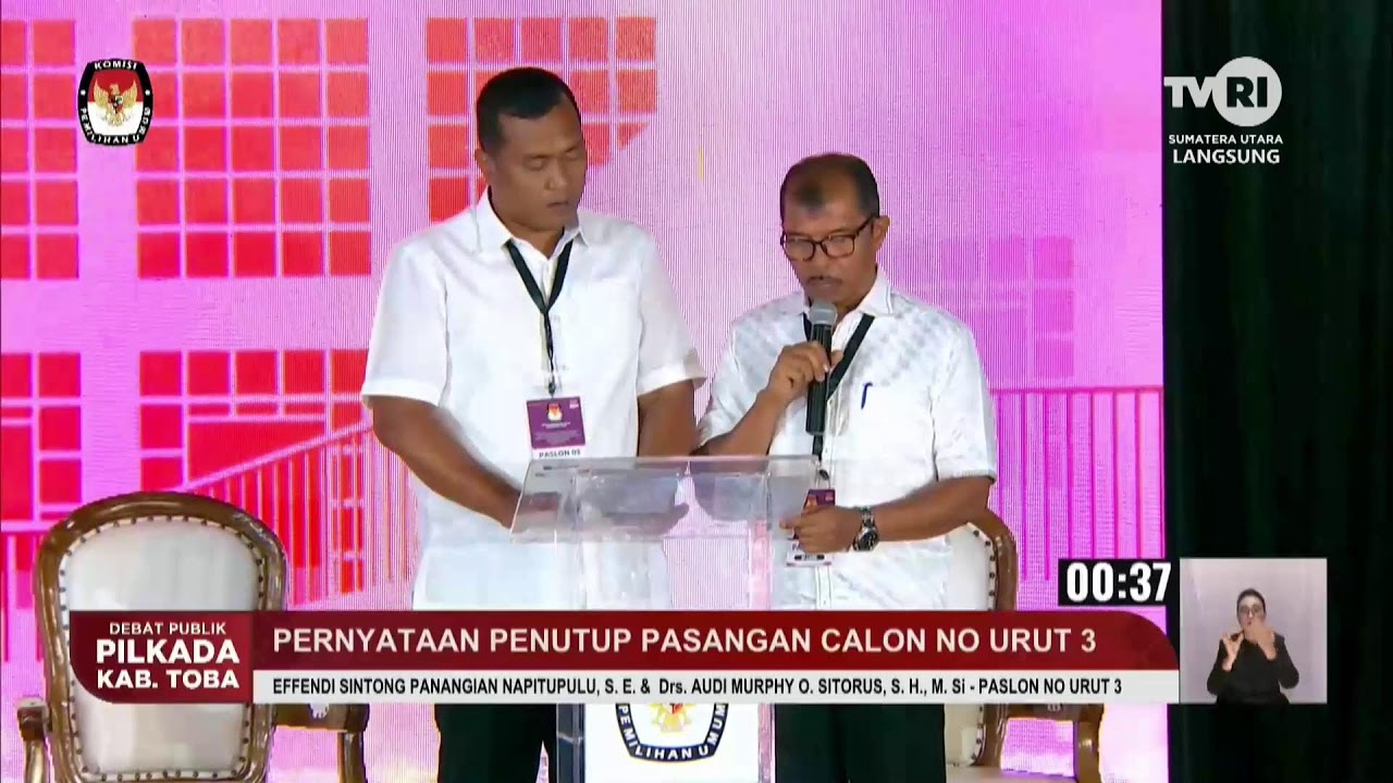 DEBAT PUBLIK BUPATI DAN WAKIL BUPATI TOBA