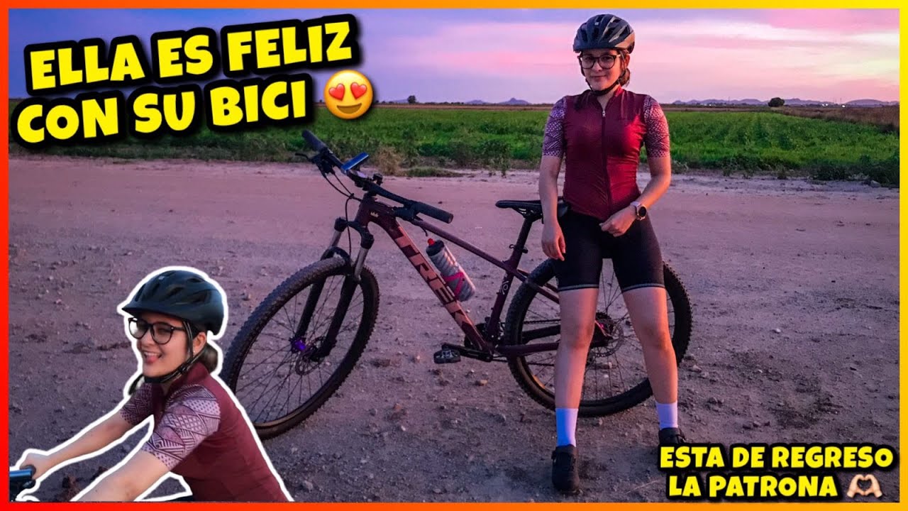 MI novia esta FELIZ con la modificacion que le hice a su BICI TREK marlin 6
