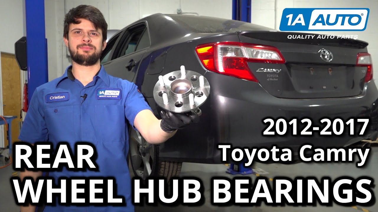 How to Replace Rear Wheel Hub Bearings 2012-2017 Toyota Camry