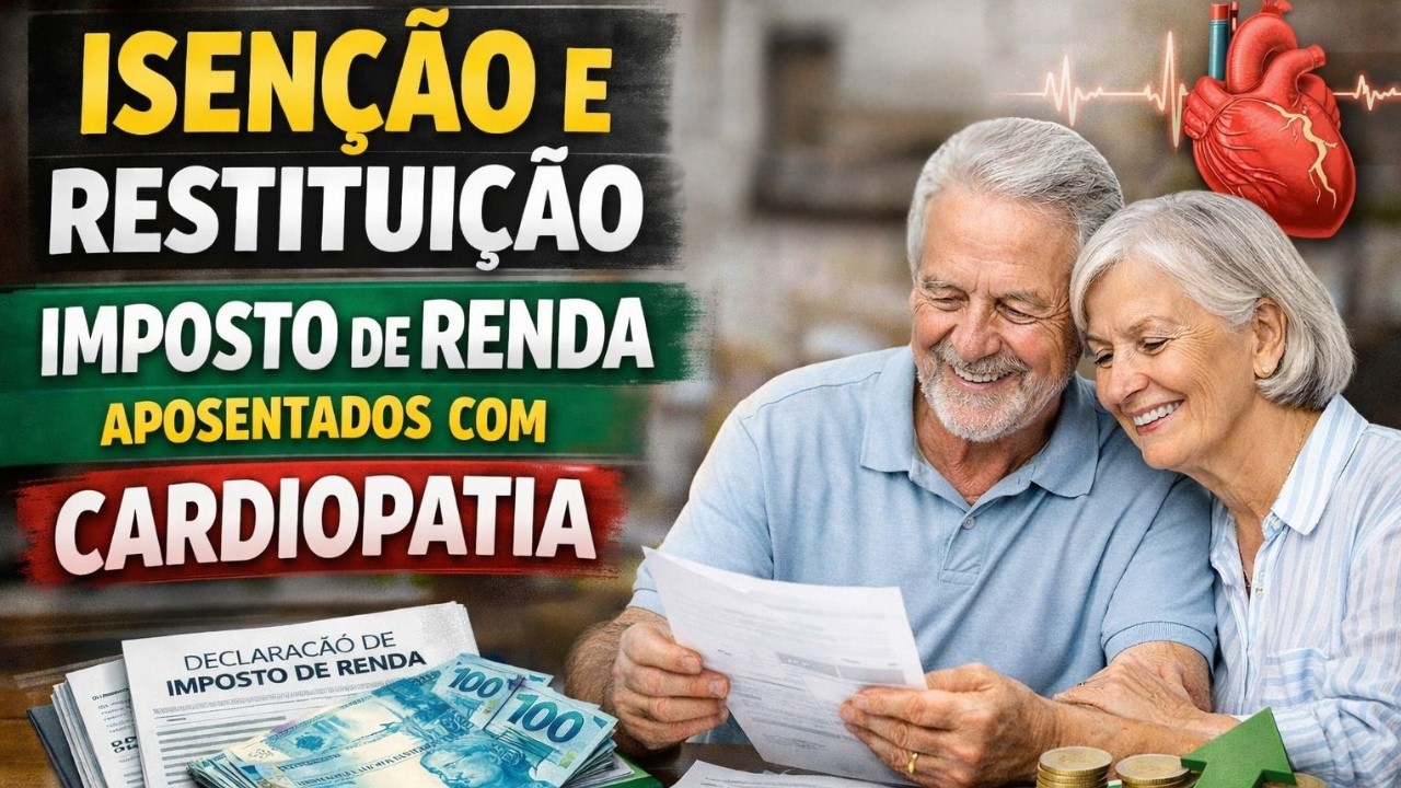 🚨DOENÇAS DO CORAÇÃO QUE ISENTAM DE IMPOSTO DE RENDA APOSENTADOS E PENSIONISTAS!