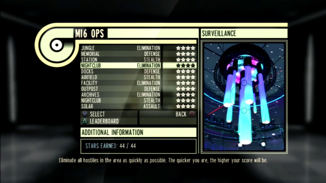 GoldenEye Reloaded 007 Mi6 Ops Leaderboard Papidadi (DVGZ)
