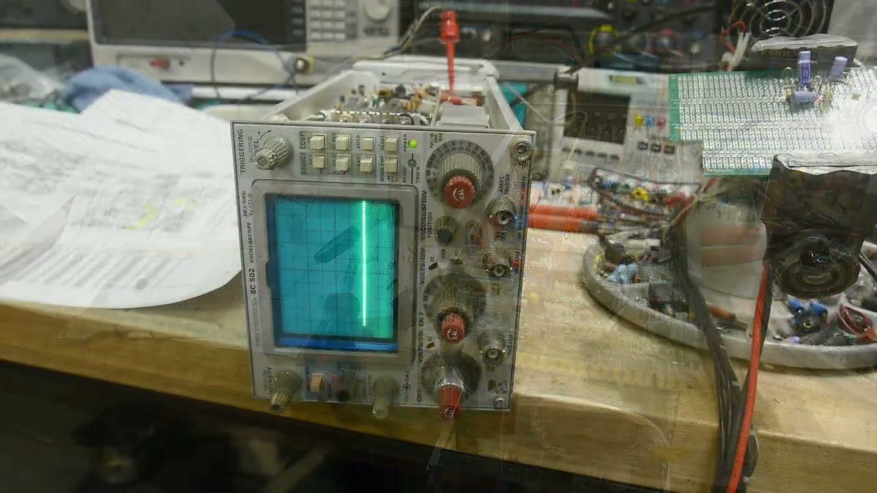 #1772 Tektronix SC502 TM500 Oscilloscope Repair (part 2 of 4)