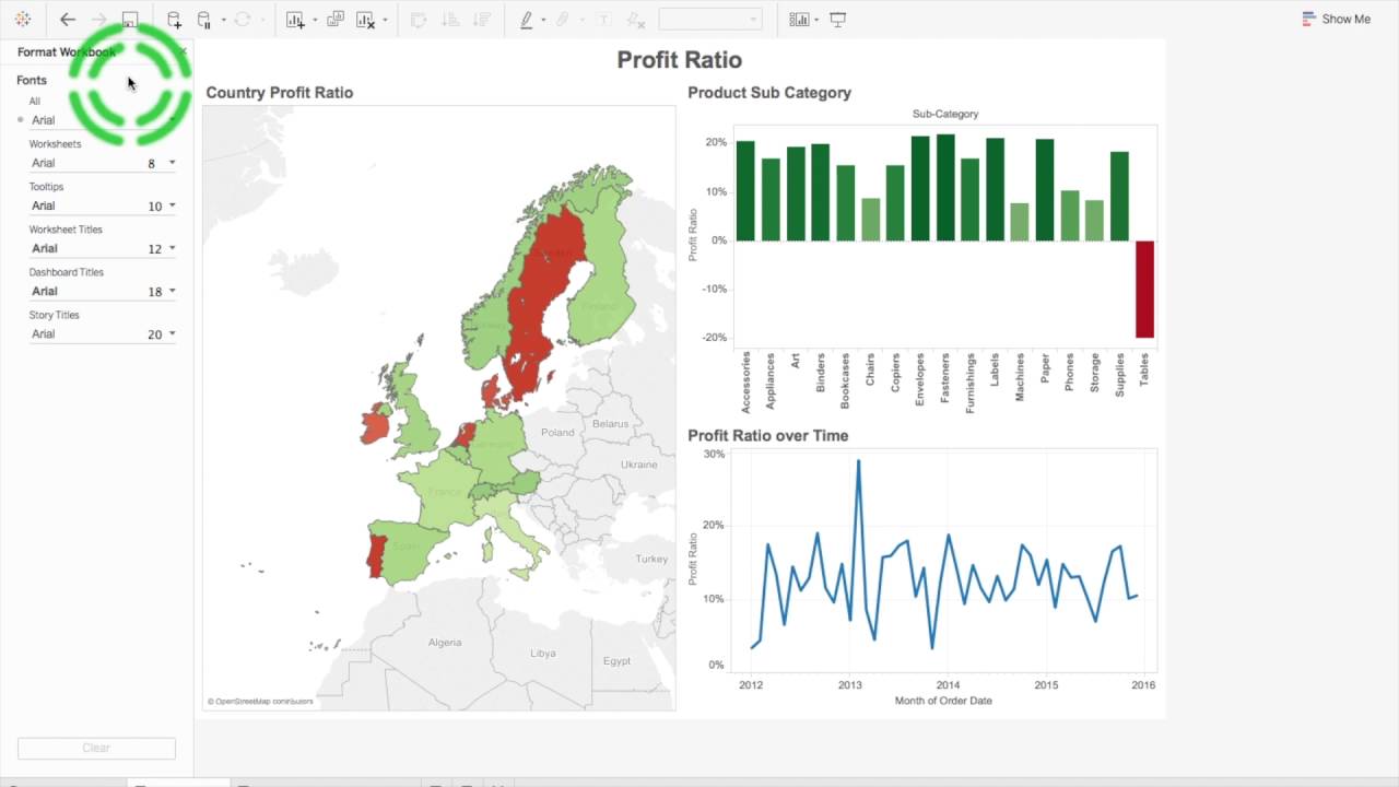 Ten Tips For Tableau 10 - Workbook Formatting