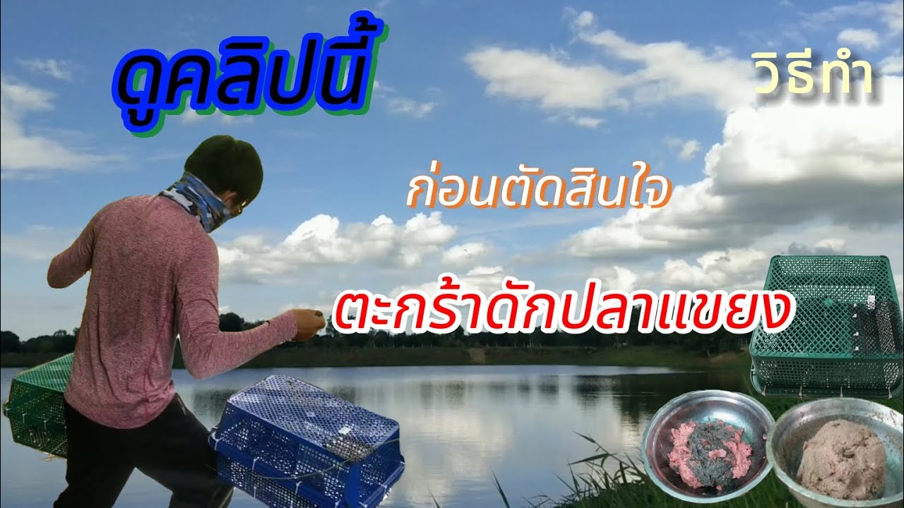 วิธีทำตะกร้าดักปลาแขยง ดูคลิปนี้ ก่อนตัดสินใจ พร้อมวิธีการหมักเหยื่อ??