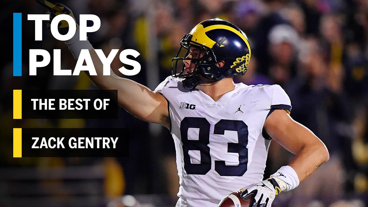 The Best of Zach Gentry: 2018 Mid-Season Highlights | Michigan | Big Ten Football