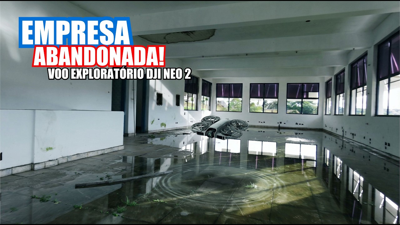EMPRESA ABANDONADA | Voo exploratório com DJI NEO 2