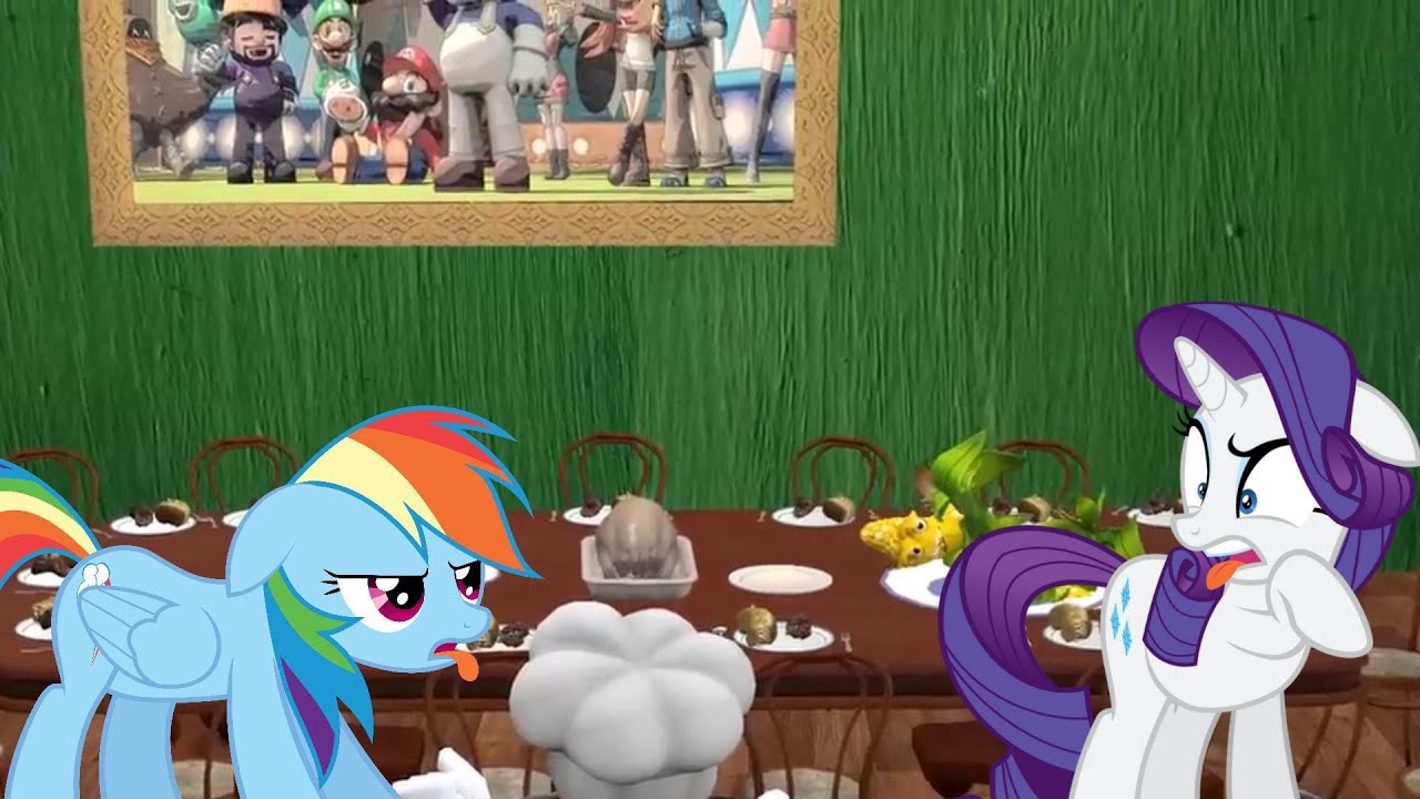 (Thanksgiving Special) Ponies And Bluey React To Mario Cooks A Thanksgiving Turkey (Fakeyou)