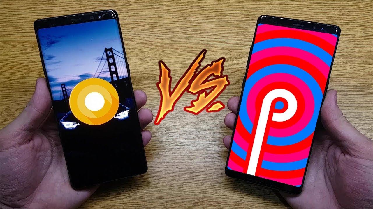 Android Oreo 8.0 Vs Android Pie 9.0 ONE UI en Espa&ntilde;ol! | Samsung Galaxy Note 8