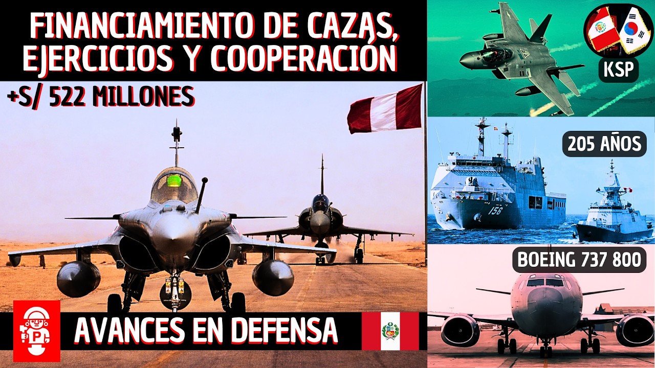 522 MILLONES DE SOLES APROBADO PARA LOS CAZAS - AVANCES EN DEFENSA - CAP 2 ED 2026