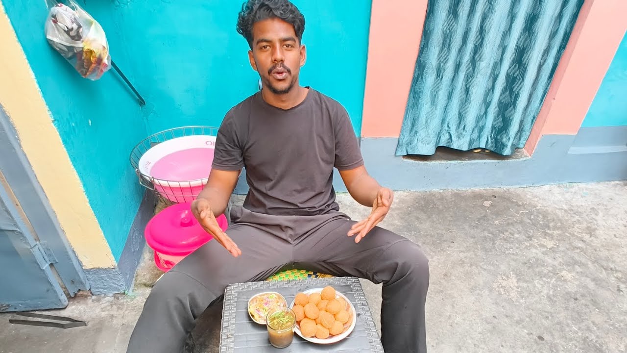 ghar par Banaye golgappe 😍
