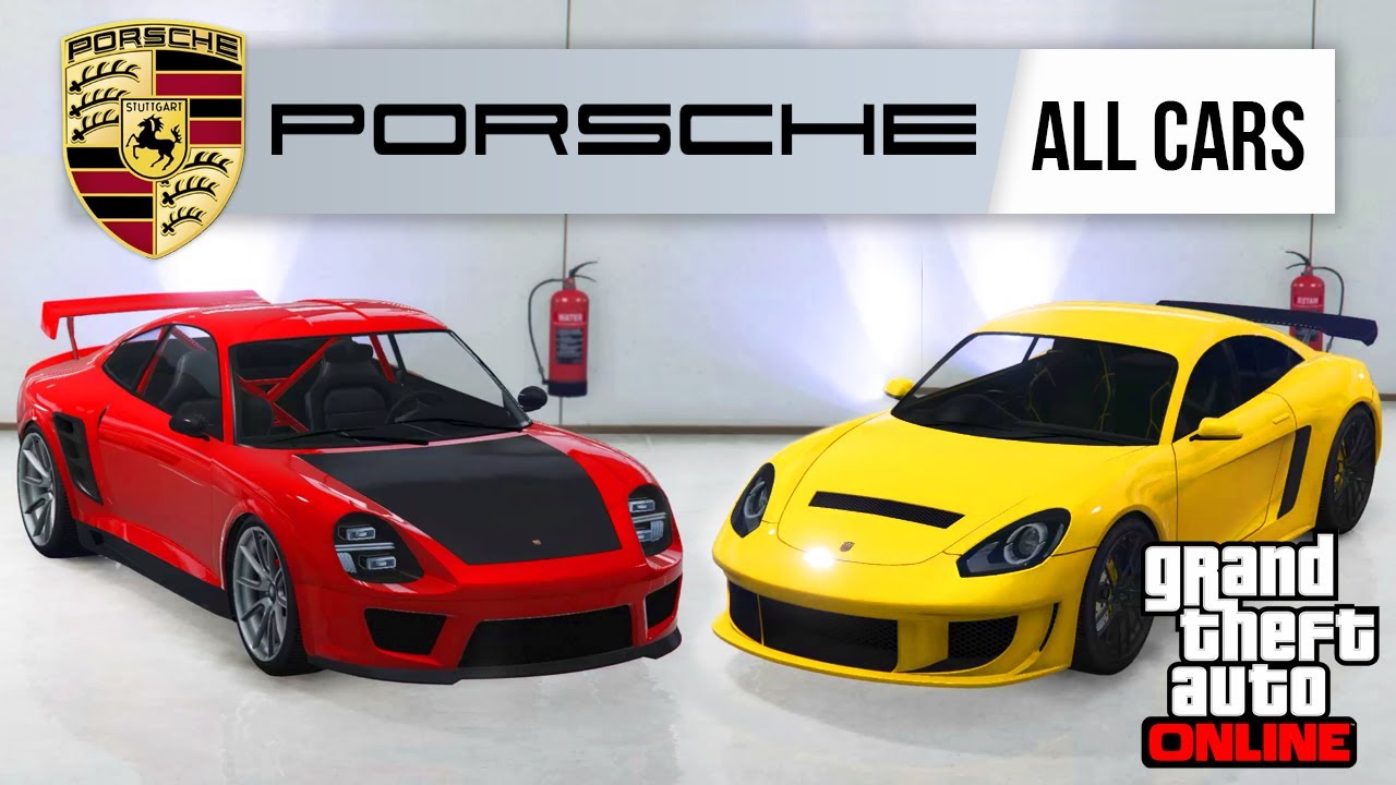 Автомобили Porsche в GTA 5 Online, которые вы никогда не видели
