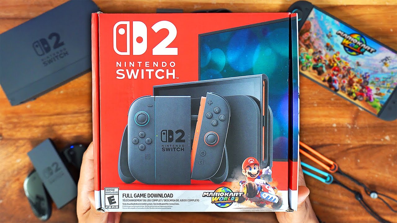 Unboxing Nintendo Switch 2 + Mario Kart World Bundle - Amazon Prime Day