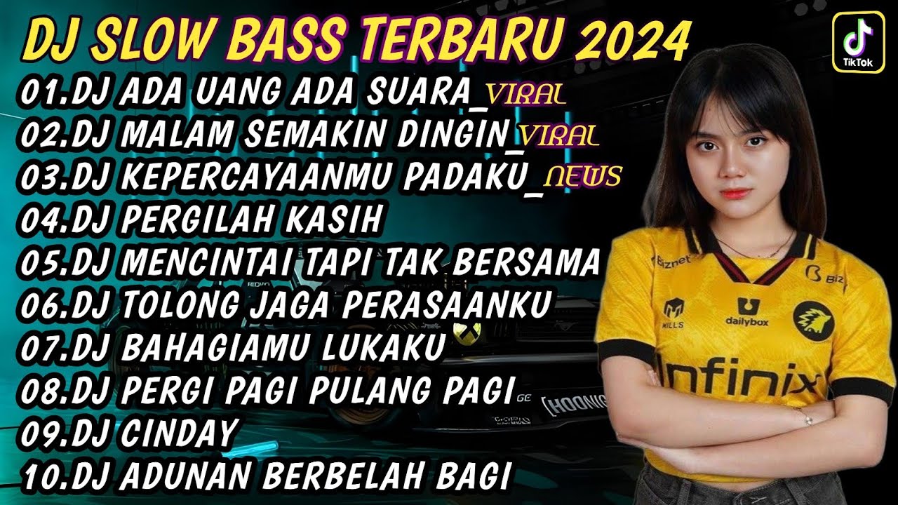 DJ SLOW BASS TERBARU 2024 || DJ VIRAL TIKTOK FULL BASS 🎵DJ ADA UANG ADA SUARA || FULL ALBUM