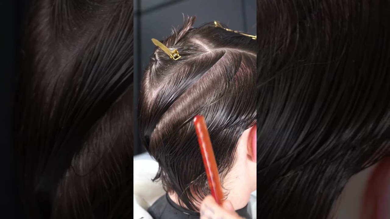 GRADUATION | diagonal cutting lines #barber #haircut #tutorial #barbering #barbershop