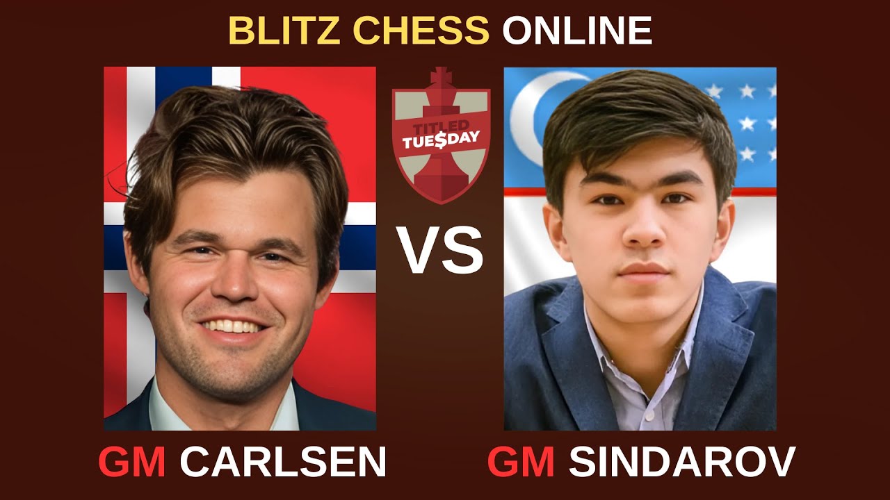 Карлсен против Джавохира Синдрова | Игры Titled Tuesday | Chess.com