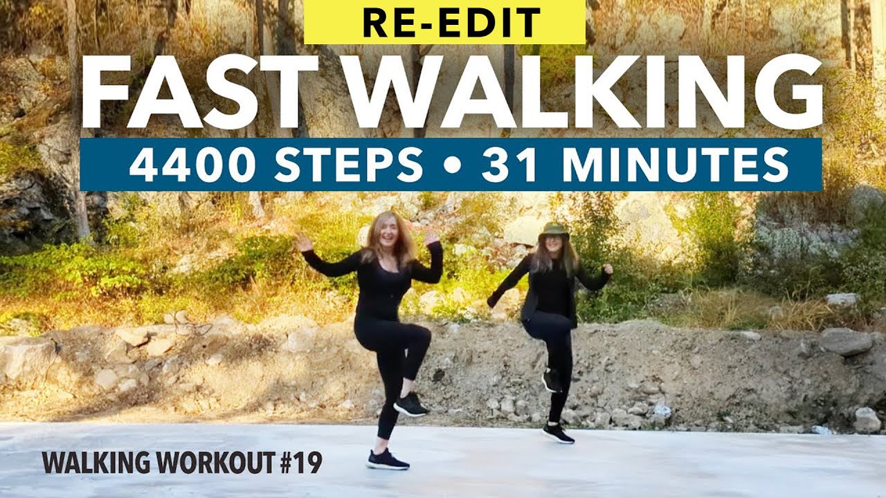 Fast Walking Workout #19 [RE-EDIT] 4400 Steps