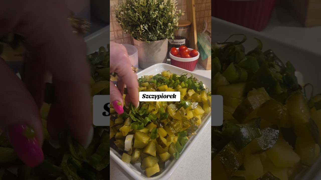Sałatka ziemniaczana z og&oacute;rkiem kiszonym
