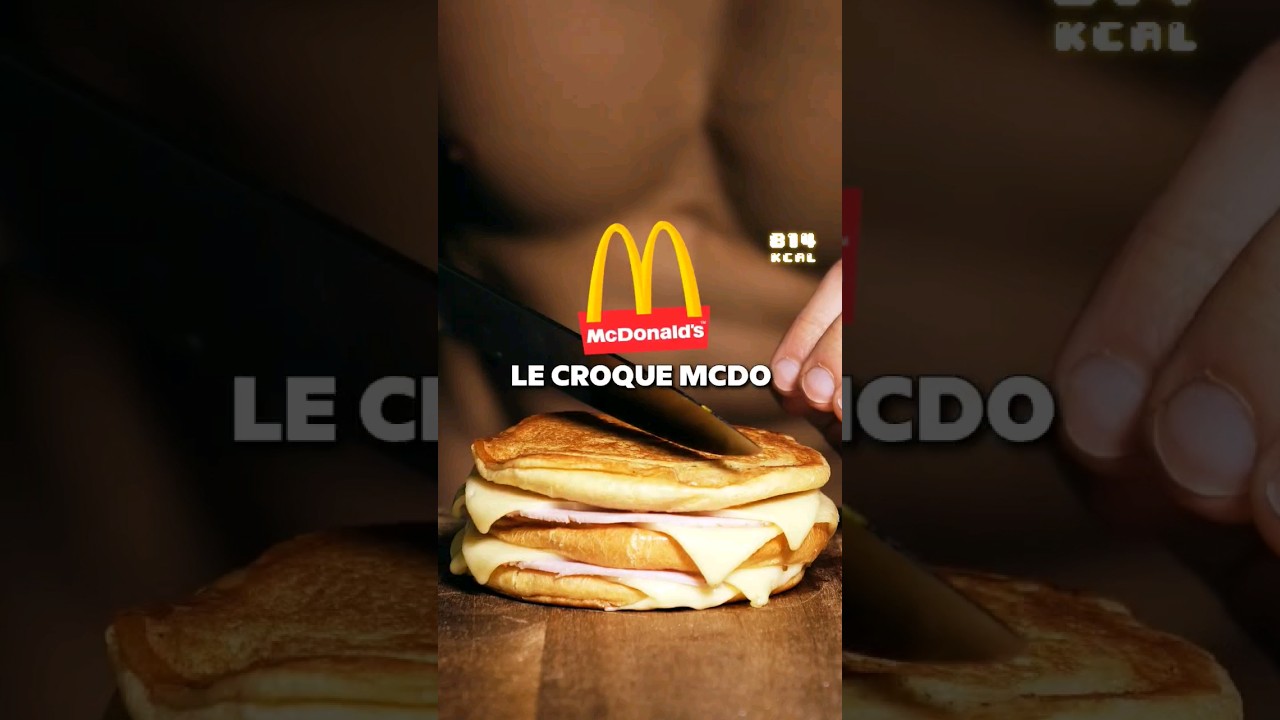 🧀 Recette Double Croque mcdo maison #mcdo #cheese #cheesy #recette #food