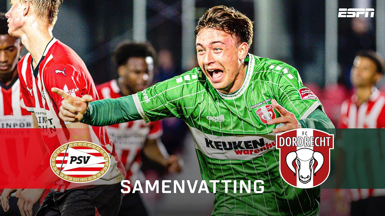 🔥 Lawson Sunderland doet het in de ABSOLUTE SLOTFASE ⏰ | Samenvatting Jong PSV - FC Dordrecht