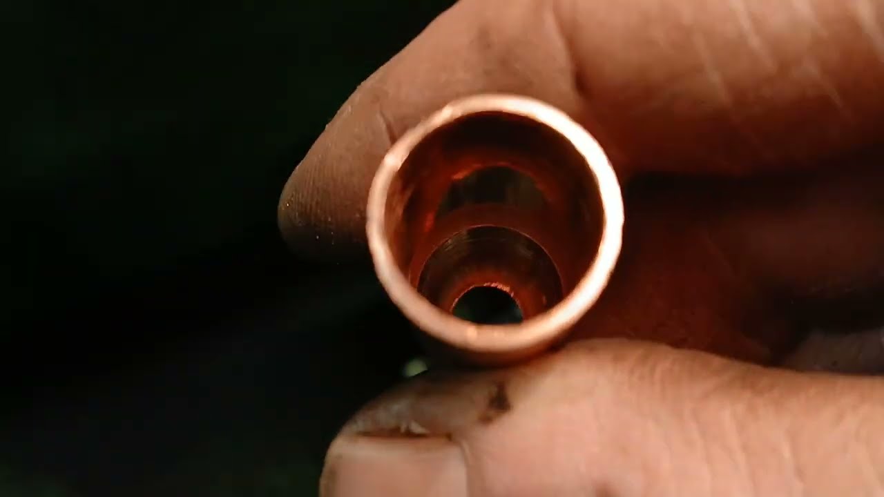 kupariputkesta injektori.poltin kokeiluihin.how do make injector from copper pipe.burner experiments