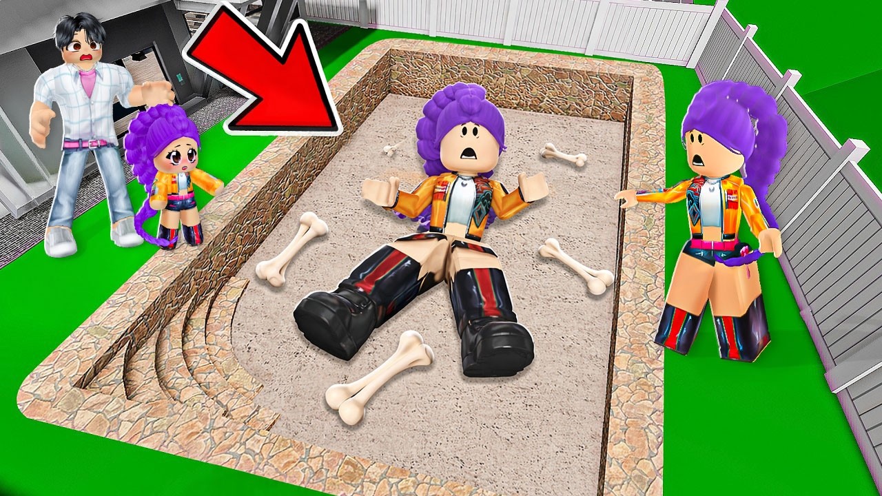 The K-Pop family found this buried in their garden in Roblox Brooklyn RP