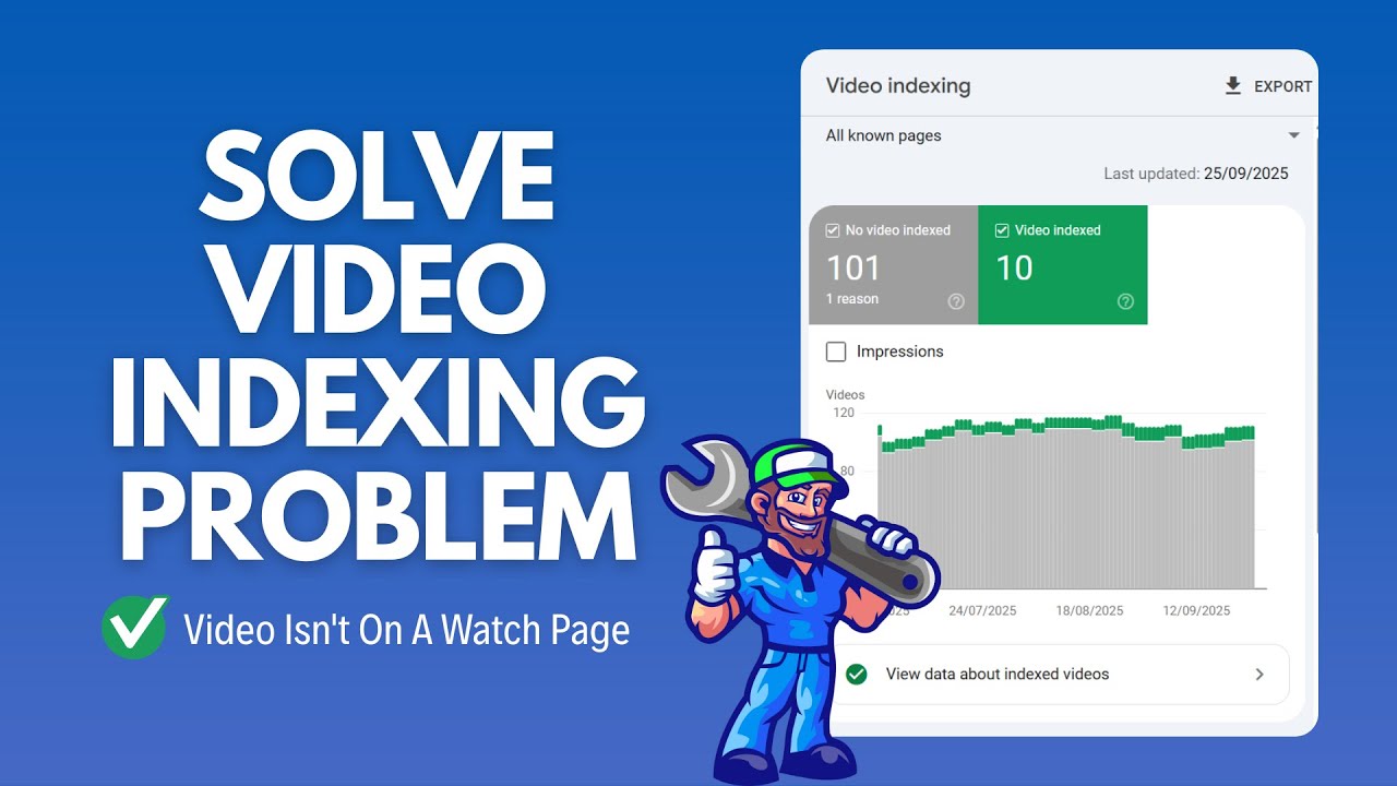 Исправление проблемы «Видео отсутствует на странице просмотра» в Google Search Console
