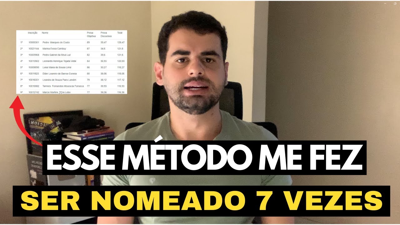 ESTUDO REVERSO: O MÉTODO Q ME FEZ SER APROVADO EM 1º LUGAR – Passo a Passo