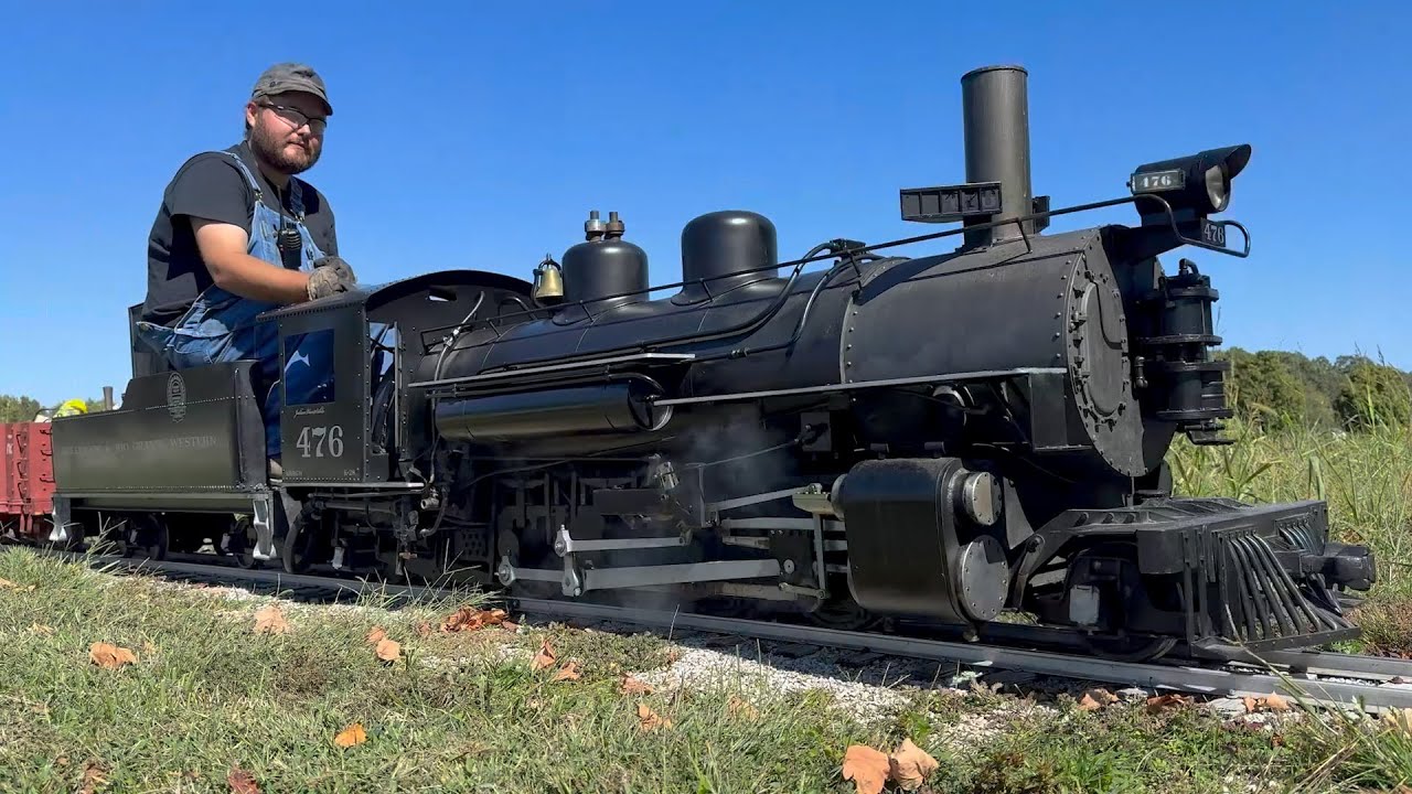 7.5” Live Steam Train Action! Fall 2025 Meet at the K&RGW in Springfield, MO