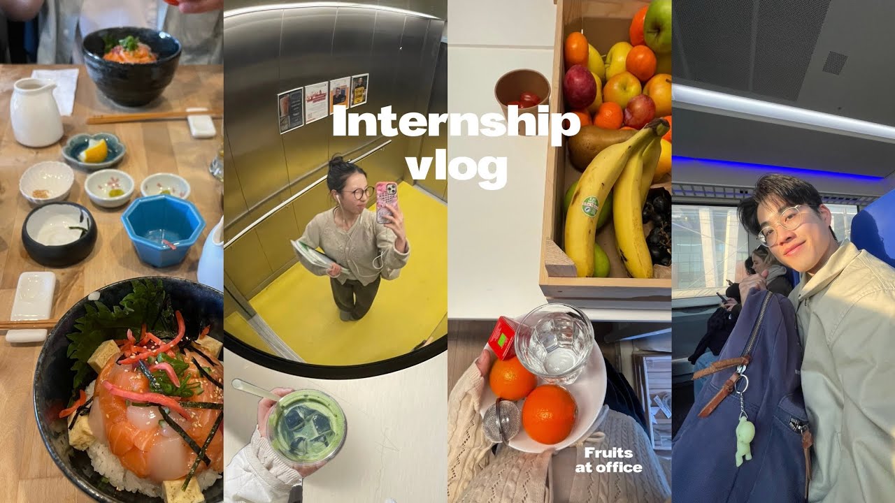 Internship vlog: A day as an Intern + Chill life vibes✨