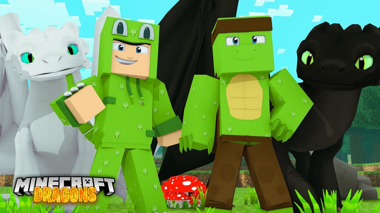 Joining TINY TURTLE'S DRAGON WORLD - Minecraft Dragons