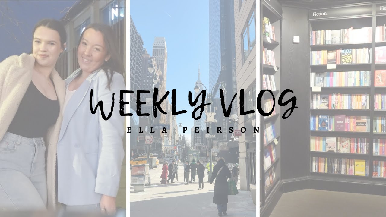 Weekly Vlog 04 - book shopping | girls day | NYC cabin crew trip | chatty vlog