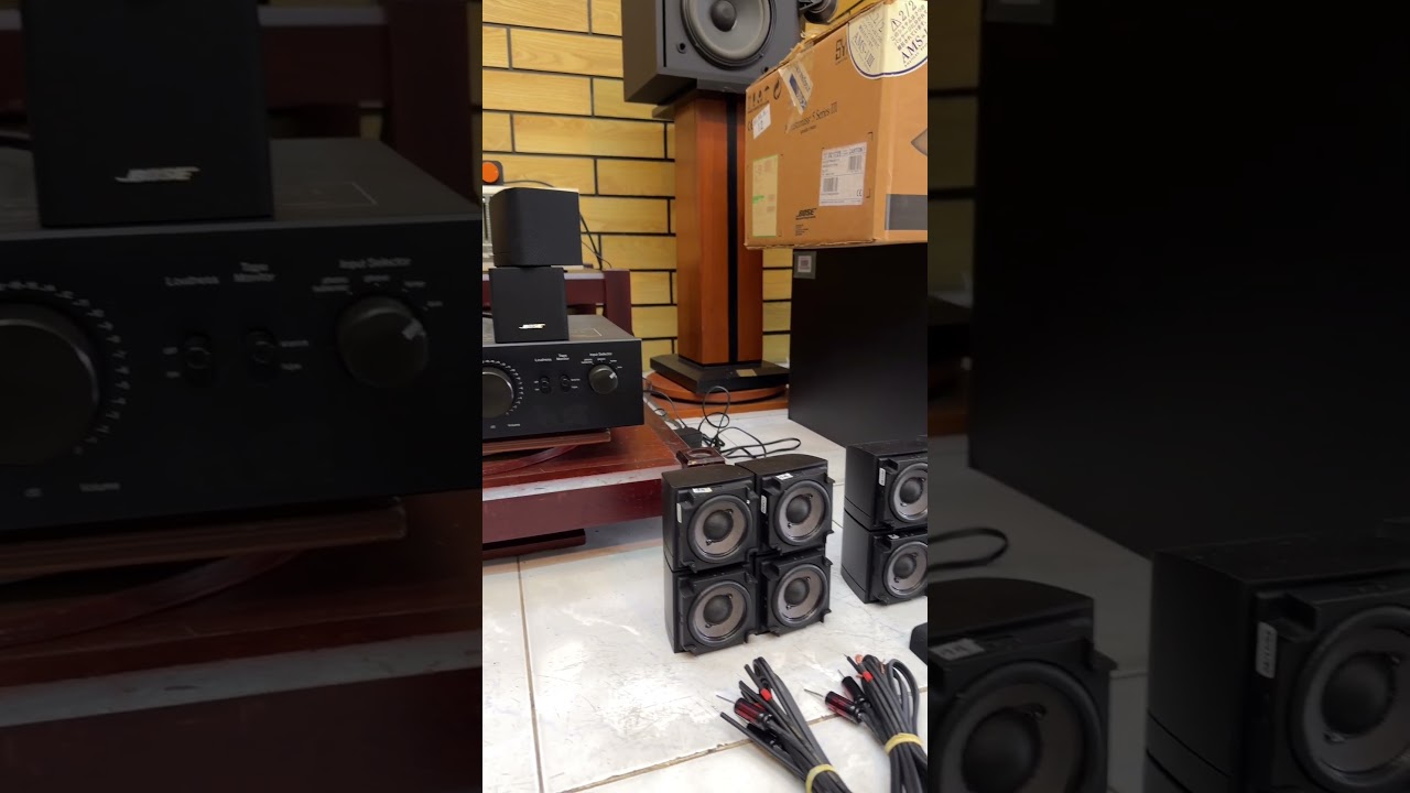 Bose AM-5 seri III, Ampli Sansui AU-307 test | Tiến Dũng audio Sài Gòn