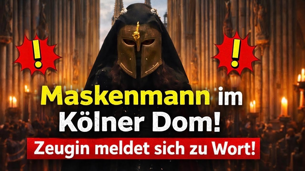 Maskenmann im K&ouml;lner Dom &ndash; Zeugin meldet sich zu Wort.