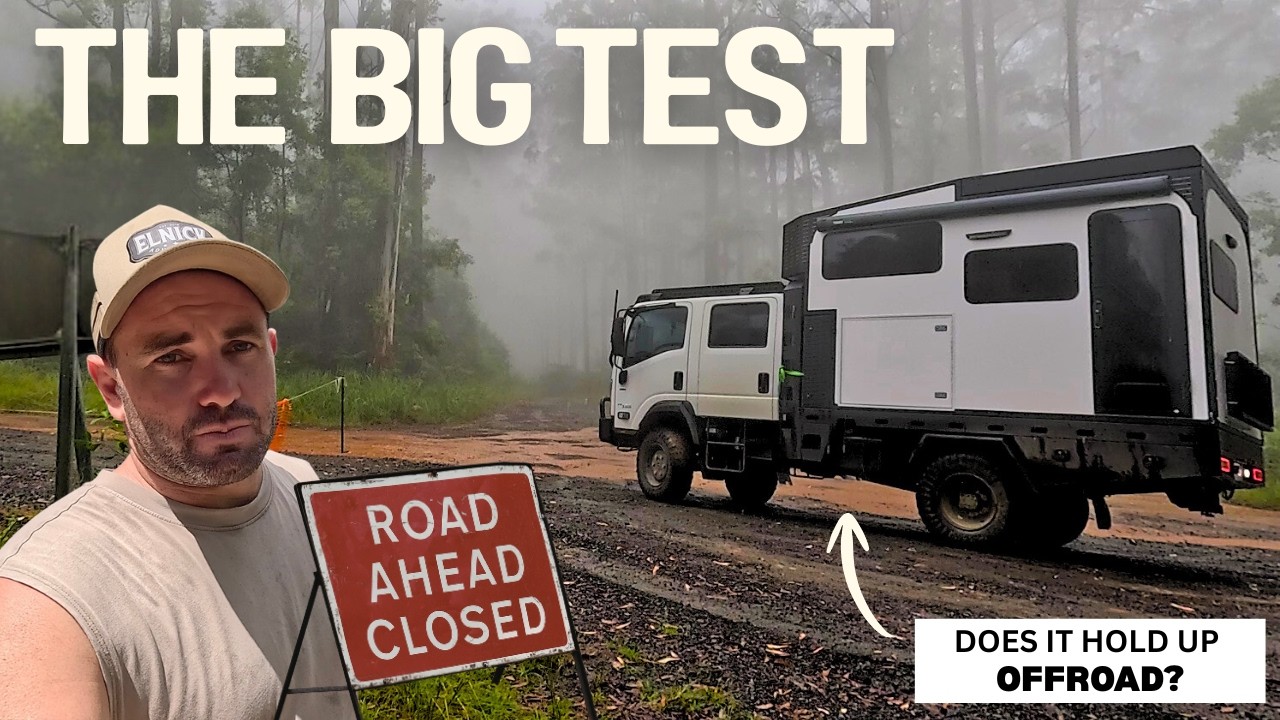 NOT IDEAL! - Testing out our BRAND NEW DIY TRUCK CAMPER for a FAMILY OF 6 FULLTIME  TRAVEL OFFROAD