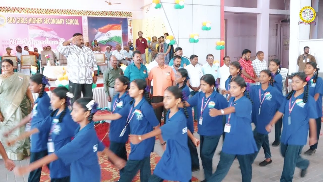 Independence Day Celebration 2025 | SBK Girls’ Higher Secondary School, Aruppukkottai