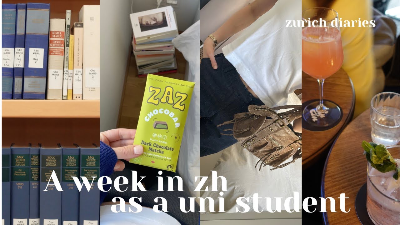 A week in zurich | uni days in style & cozy evening w/ friends.