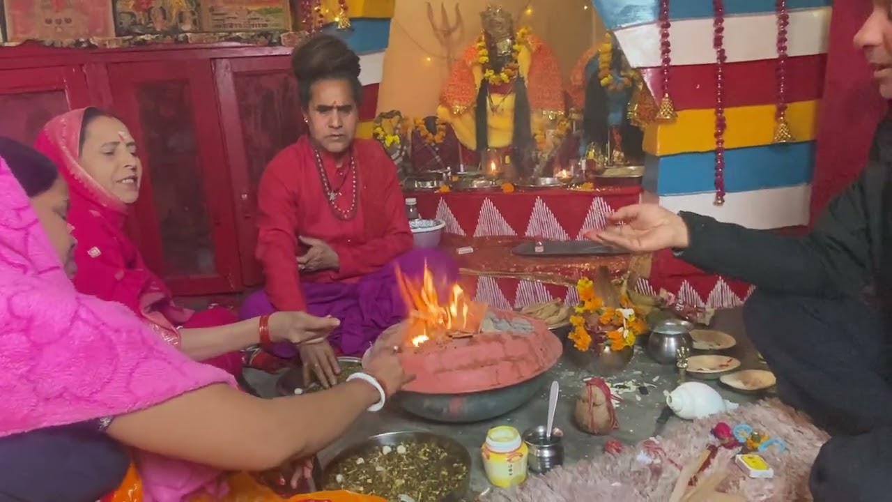 Bhakton ke liye hawan kiya gaya🙏