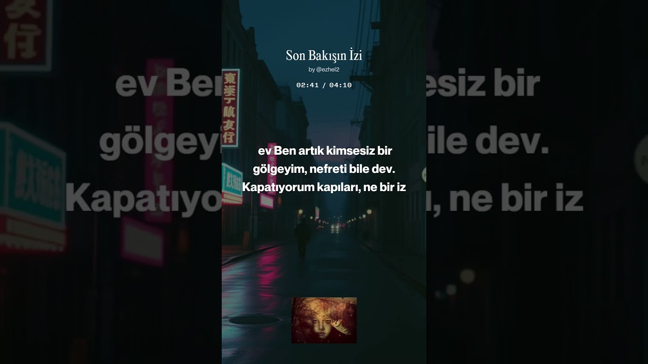 Son bakışın izi